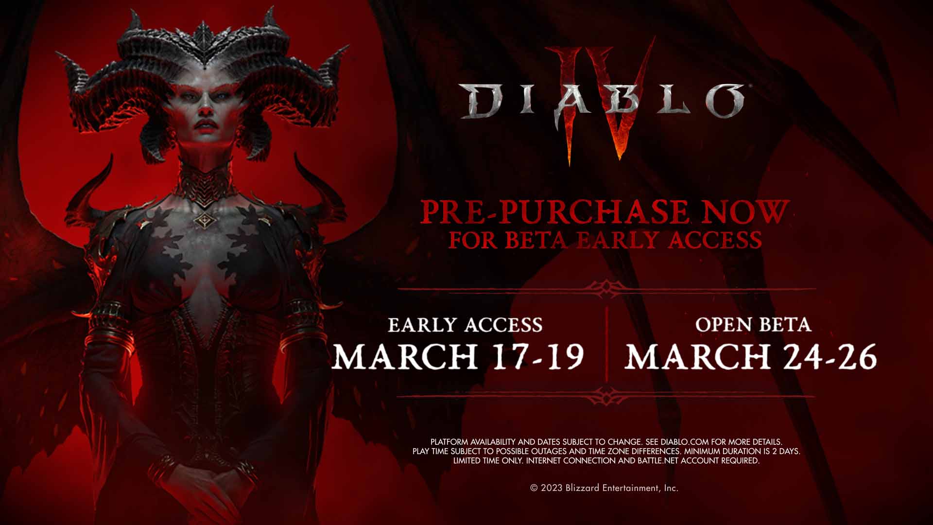 Diablo 4 beta details