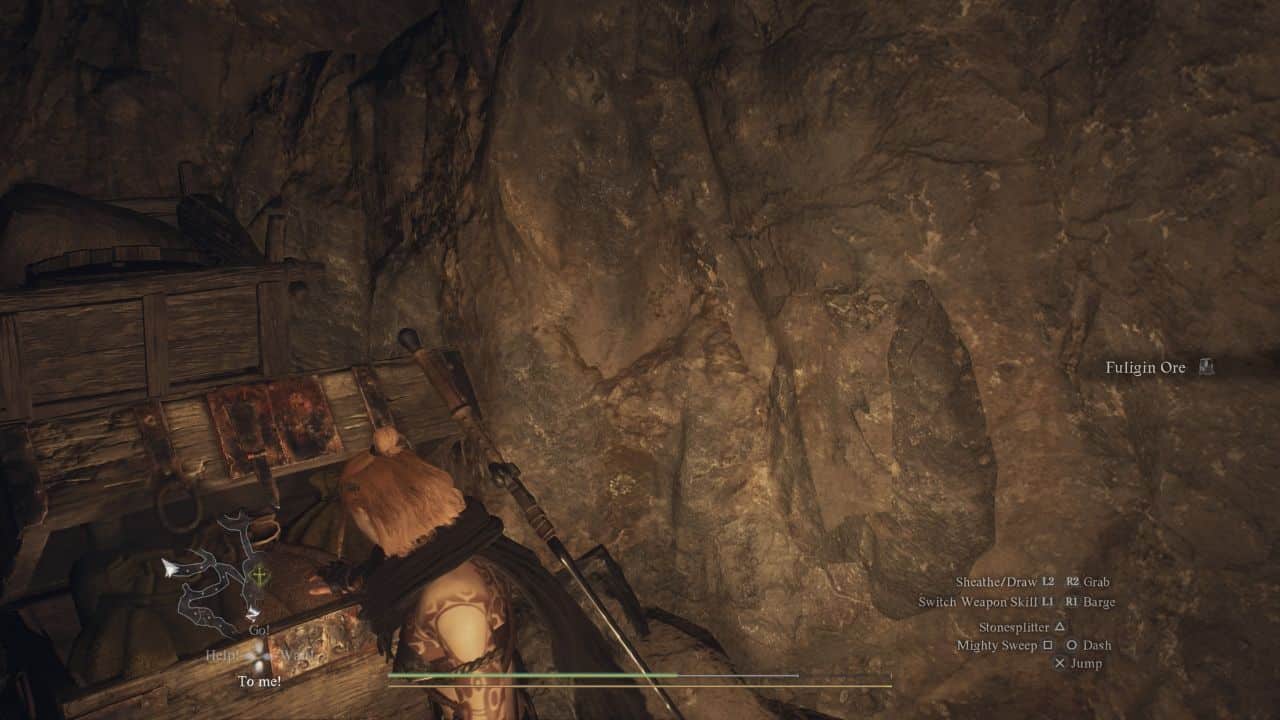 Dragon's Dogma 2 difficulty settings: Player opening a chest in a cave