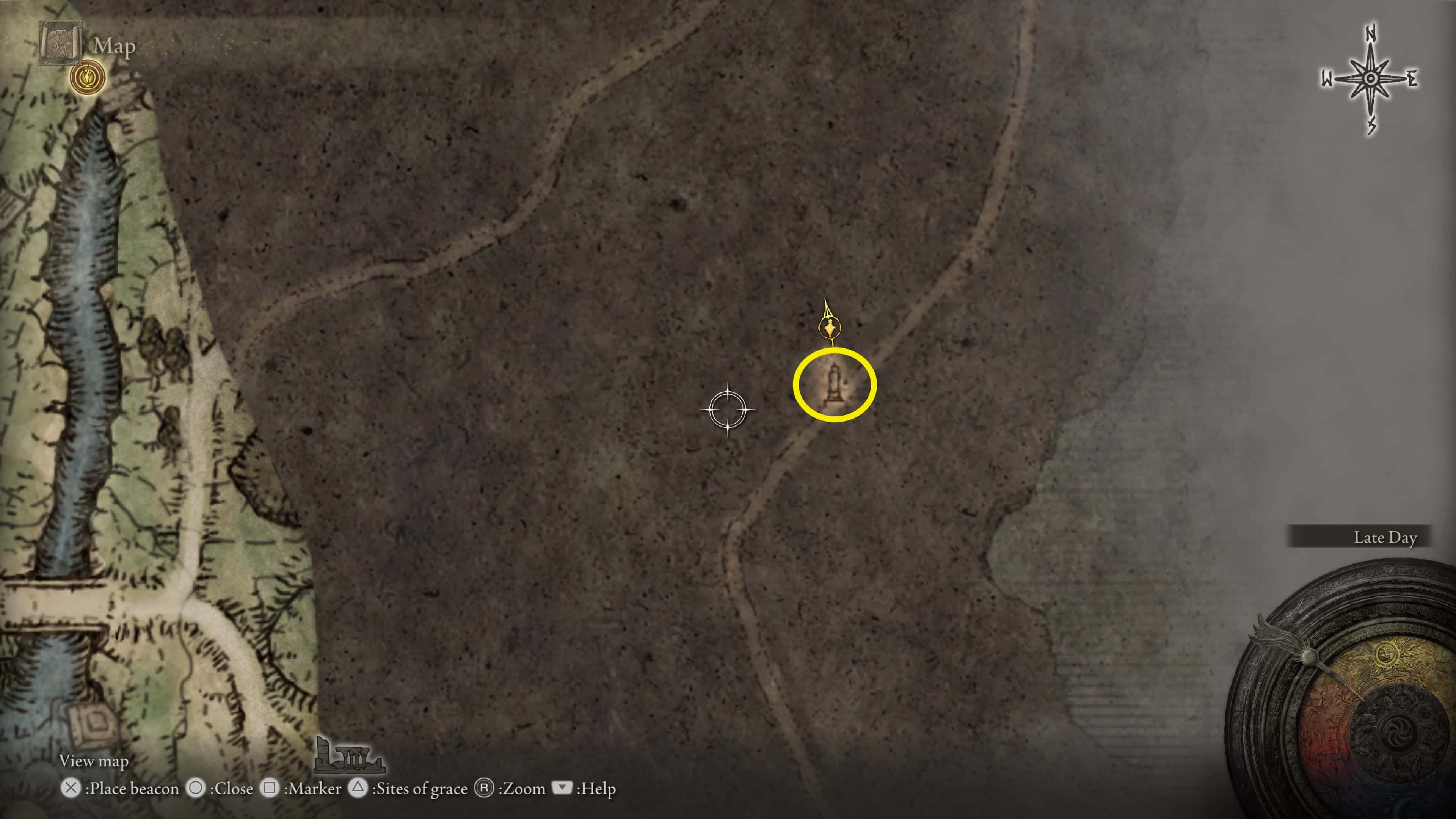 Elden Ring map fragments: the map in Elden Ring shows this icon to denote a Map Fragment.