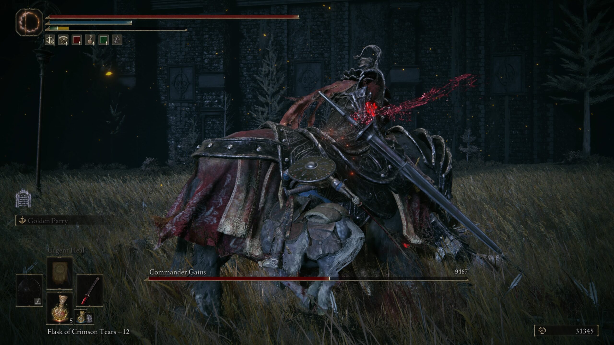 elden ring how to beat commander gaius in shadow of the erdtree - our character fights gaius from horseback