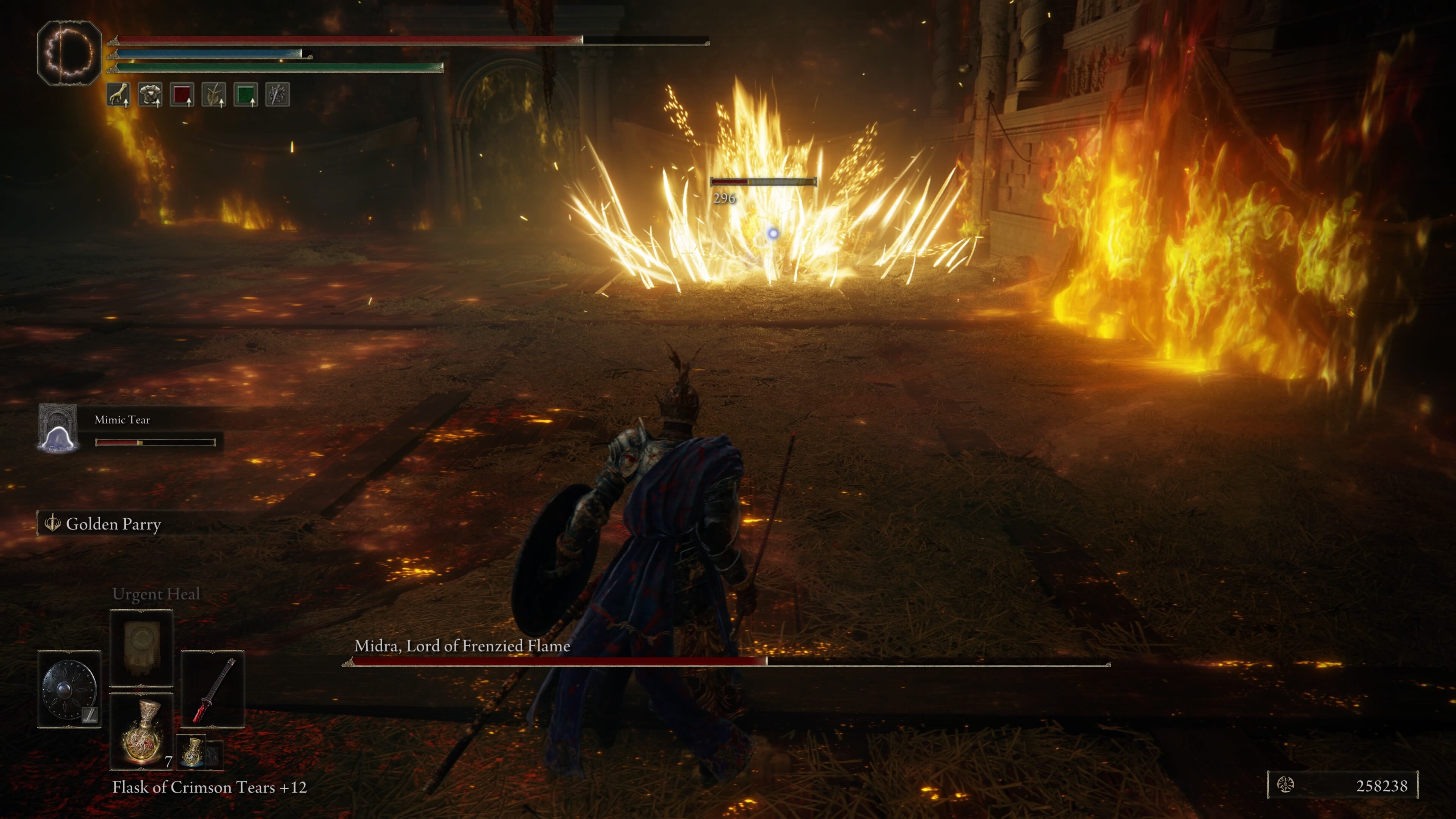 elden ring shadow of the erdtree midra boss guide - Midra uses an aoe attack in a room full of fire