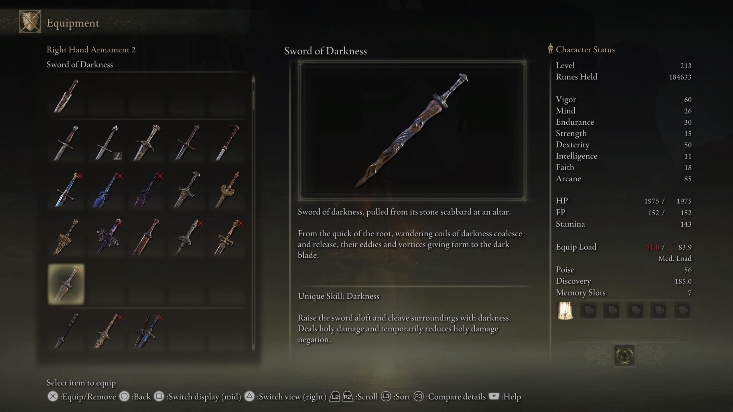 elden ring shadow of the erdtree sword of darkness