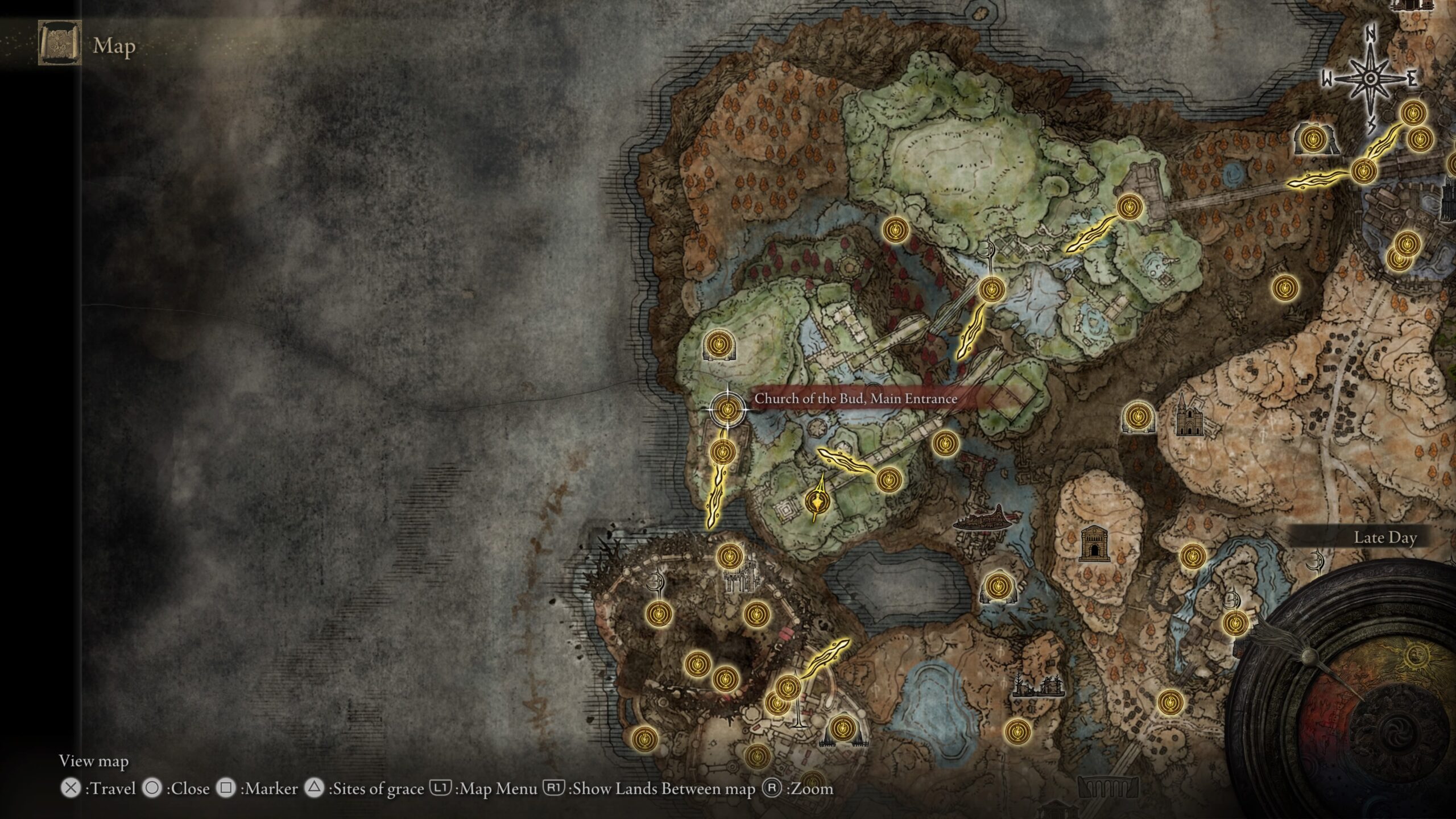 elden ring shadow of the erdtree how to get talisman of all crucibles - the map from the game showing the location