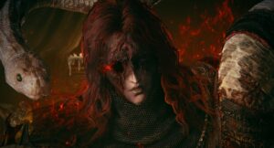 elden ring shadow of the erdtree messmer boss guide base serpent - Messer from the game with a hole for an eye