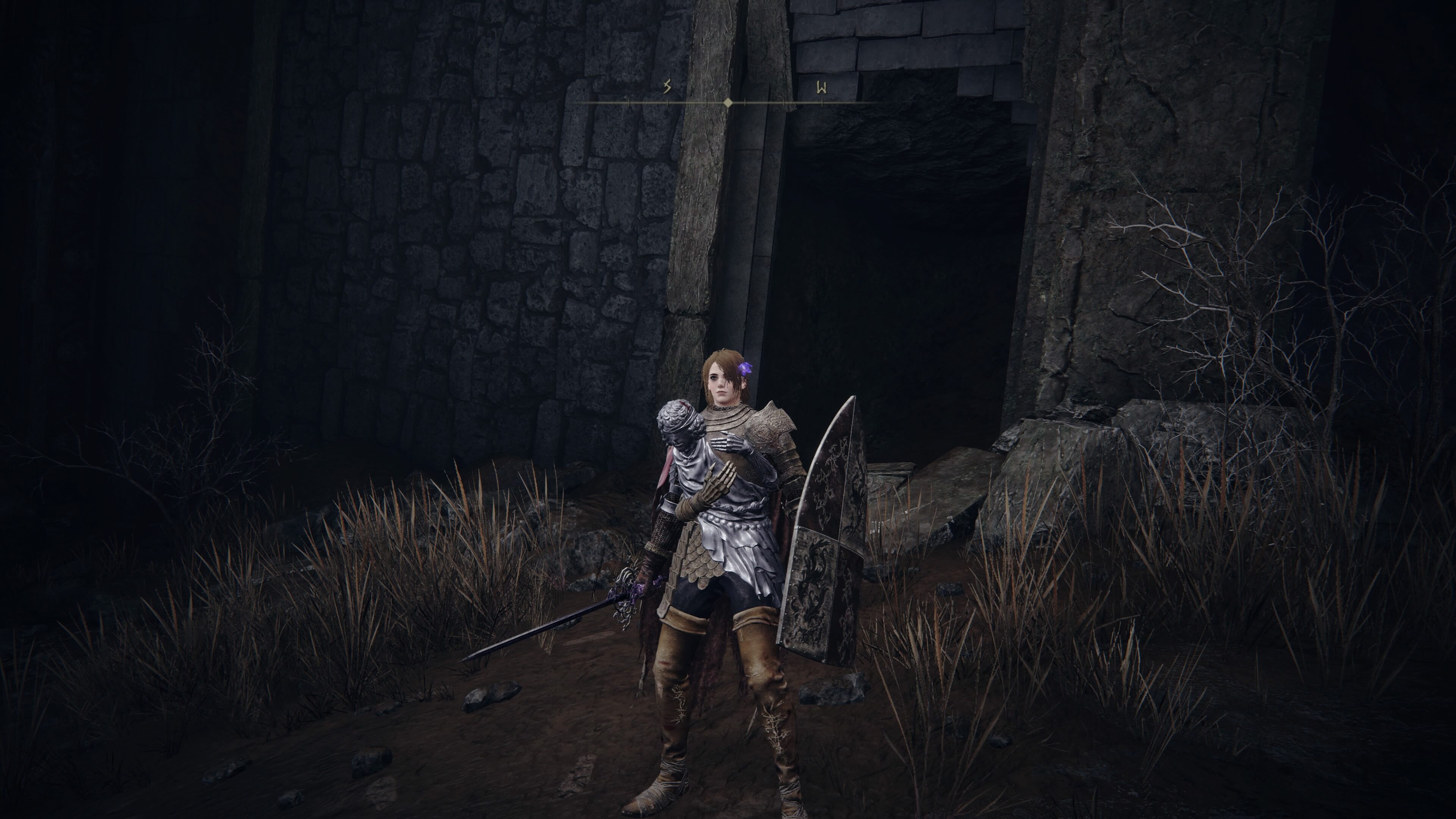 elden ring shadow of the erdtree how to get velvet sword of st trina - our character holds a purple sword