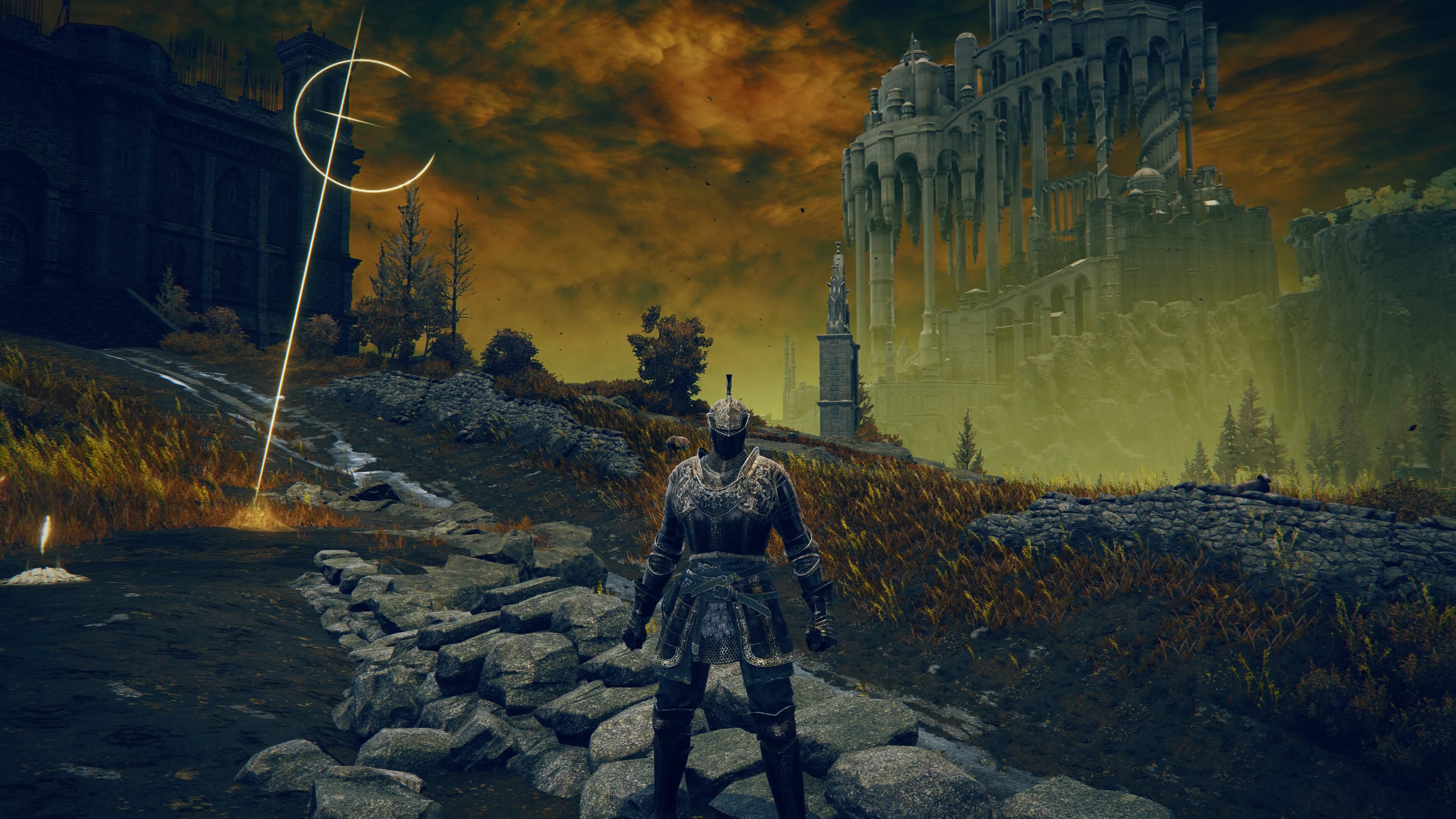 elden ring shadow of the erdtree oathseeker armor - our character wears the full oathseeker armor set