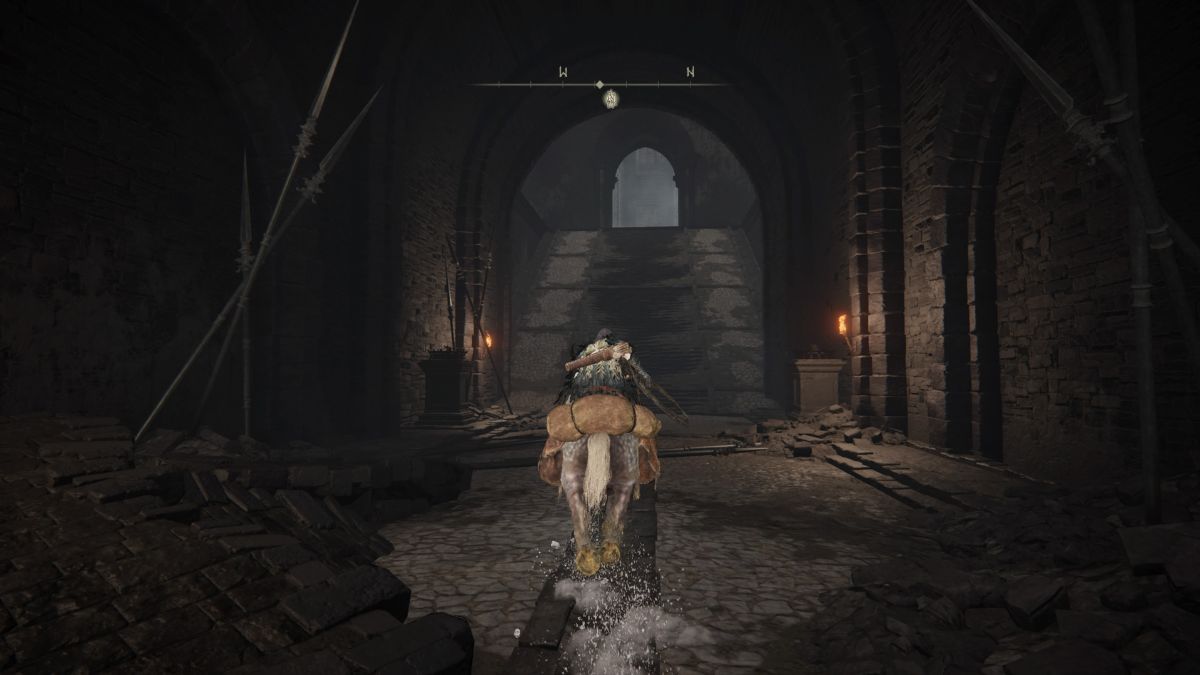 Elden Ring Shadow of the Erdtree Finger Ruins of Dheo - Player entering Church District