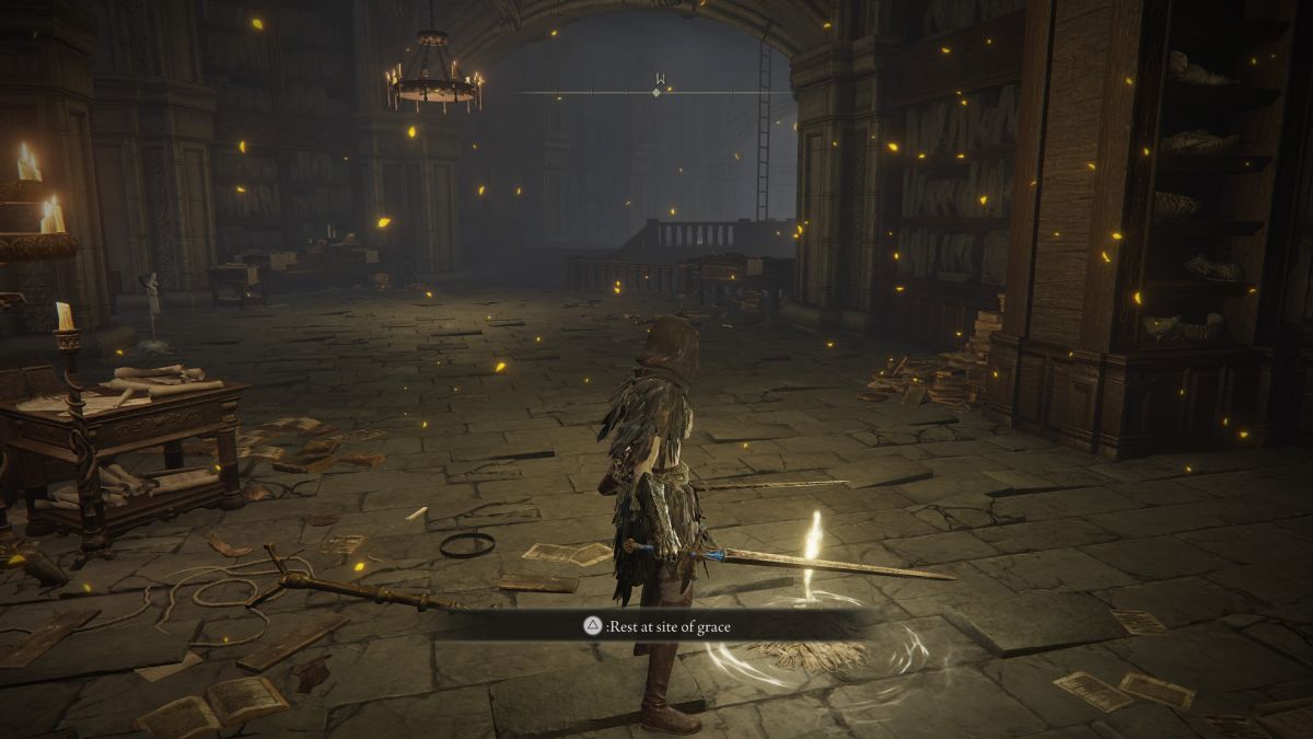 Elden Ring Shadow of the Erdtree Finger Ruins of Dheo - Player in Storehouse Back Entrance