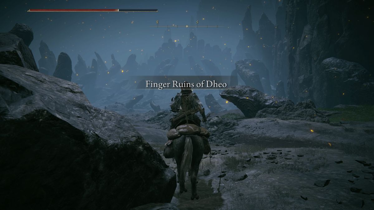 Elden Ring Shadow of the Erdtree Finger Ruins of Dheo - Player entering ruins