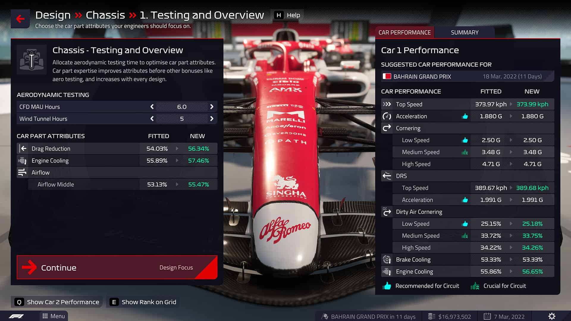 How to Get the Most Out of F1 Manager 22 Car Part Development