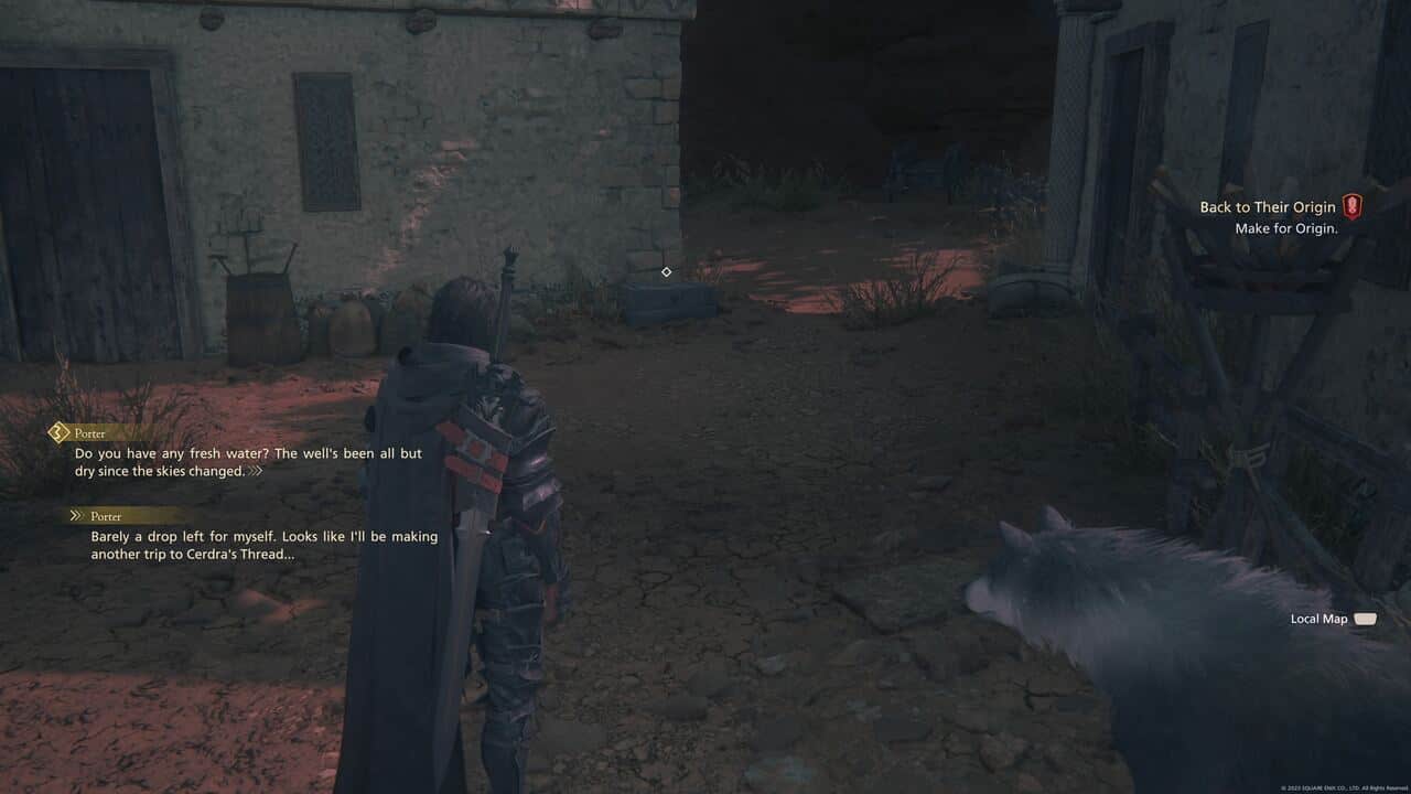 Final Fantasy 16 Orchestrion Roll locations: chest containing Sand and Stone Orchestrion Roll.