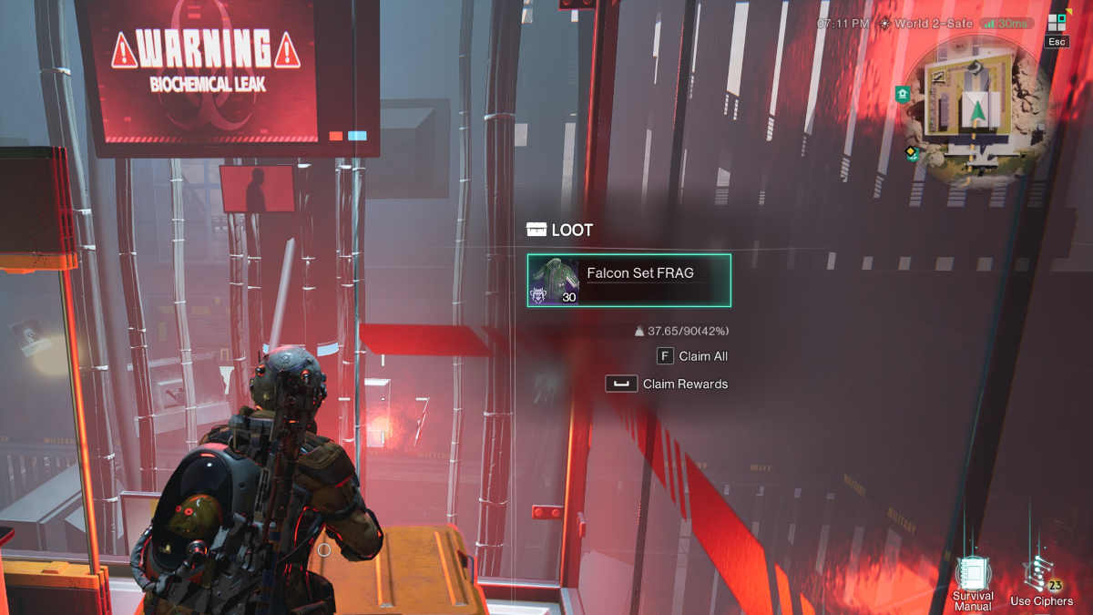 Make your way up to the top of the building, fight the bruiser guard, and then loot the chest. Captured by VideoGamer