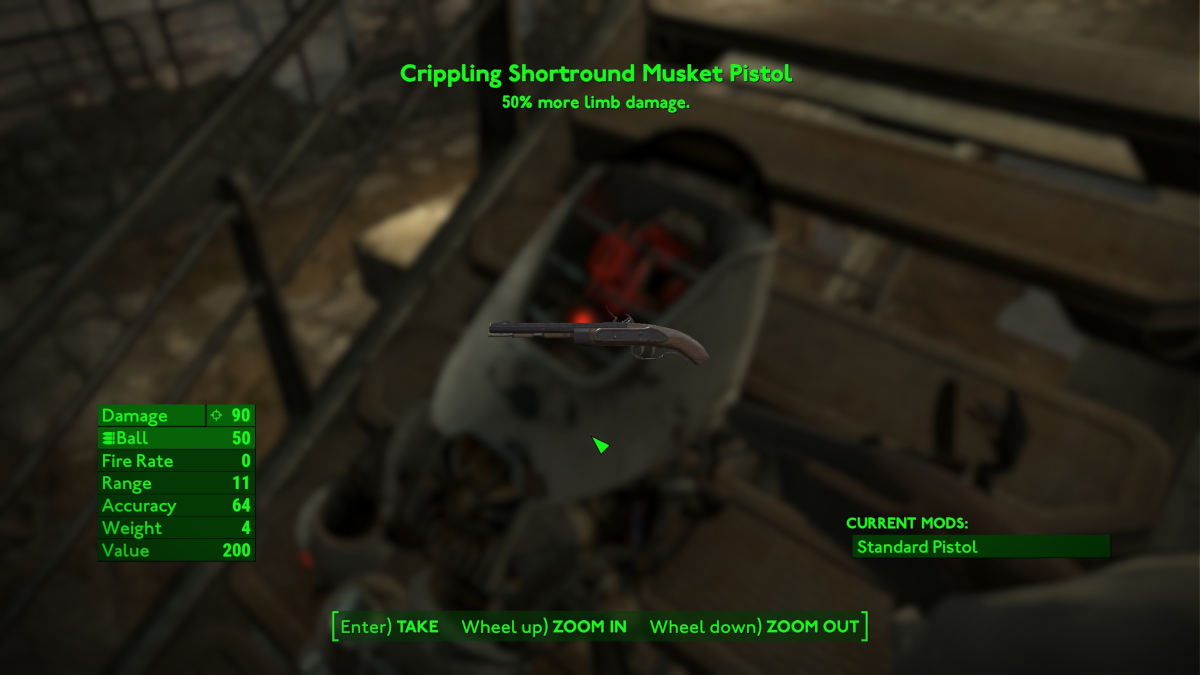 Picture of a loot window in Fallout London.