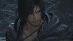 How long is Final Fantasy 16: close up shot of Clive.