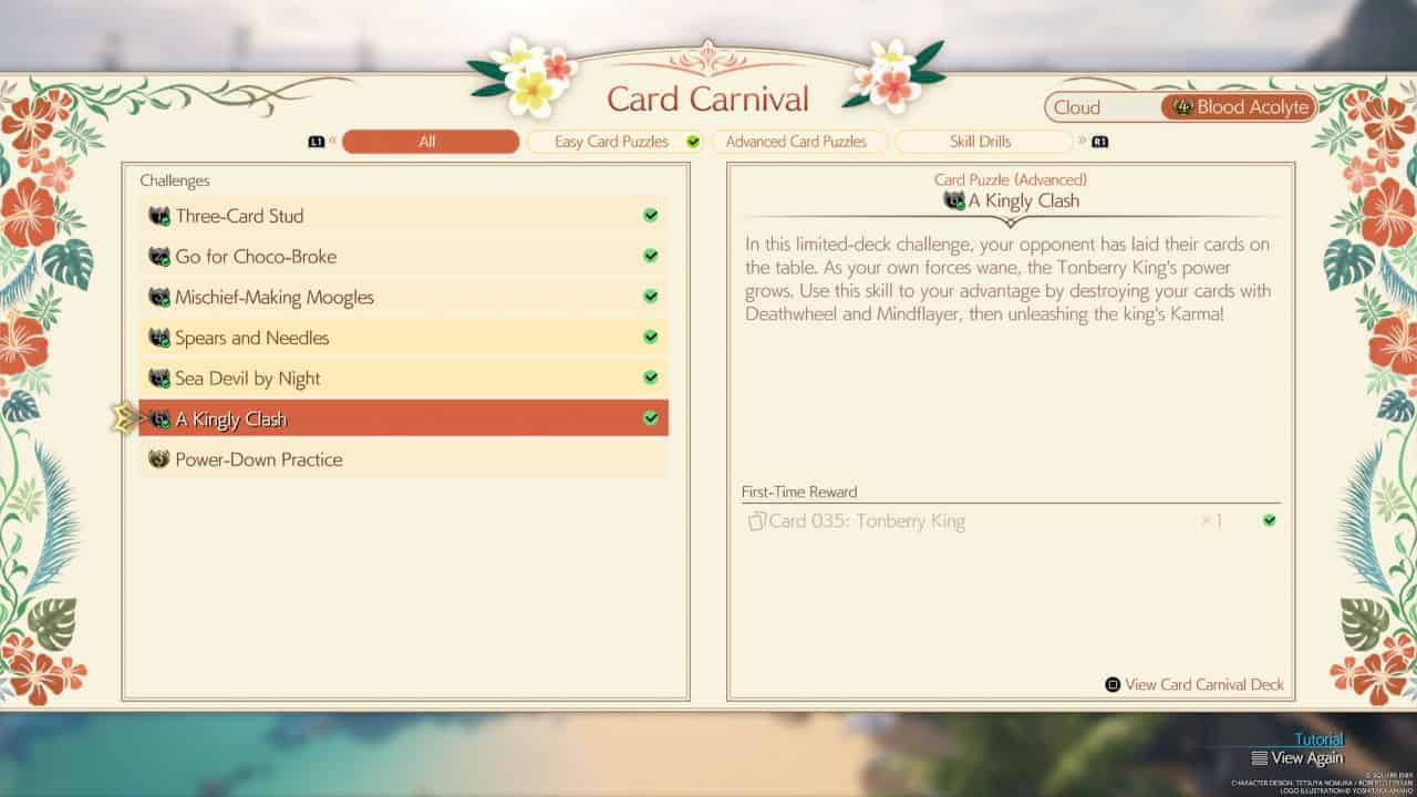Final-Fantasy-7-Rebirth-Card-Carnival-Puzzles-menu