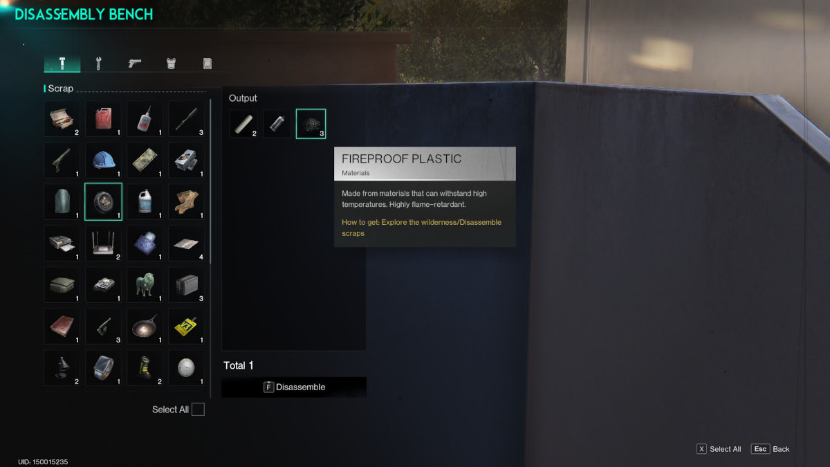 How to get Fireproof Plastic in Once Human