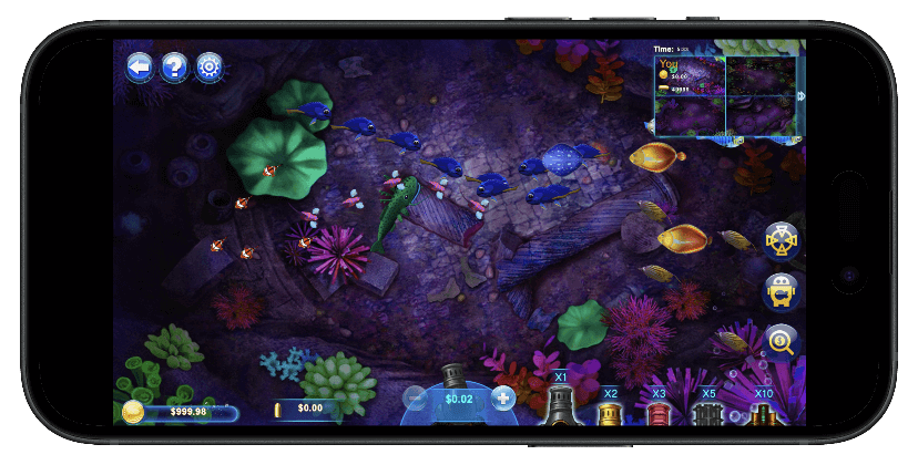Fish game on mobile
