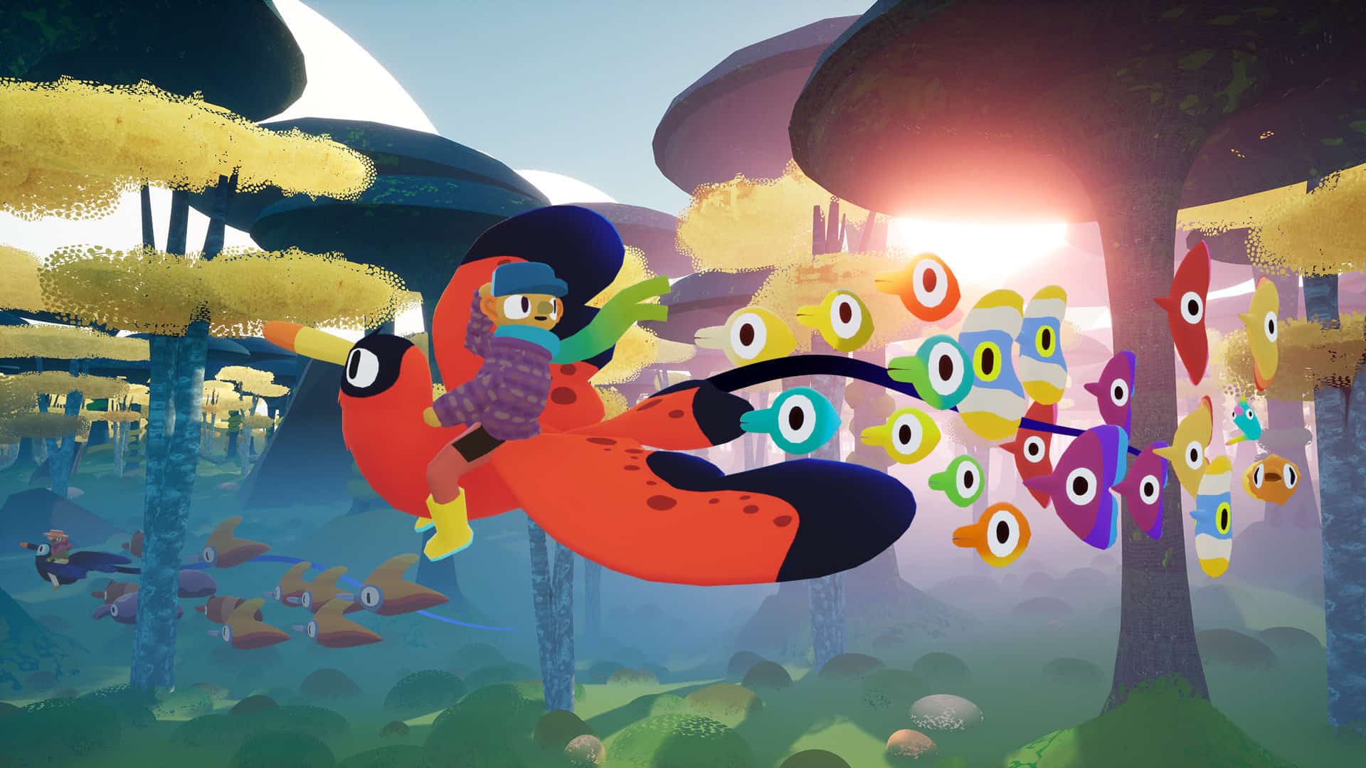 Flock is an upcoming co-op game about the joys of flight