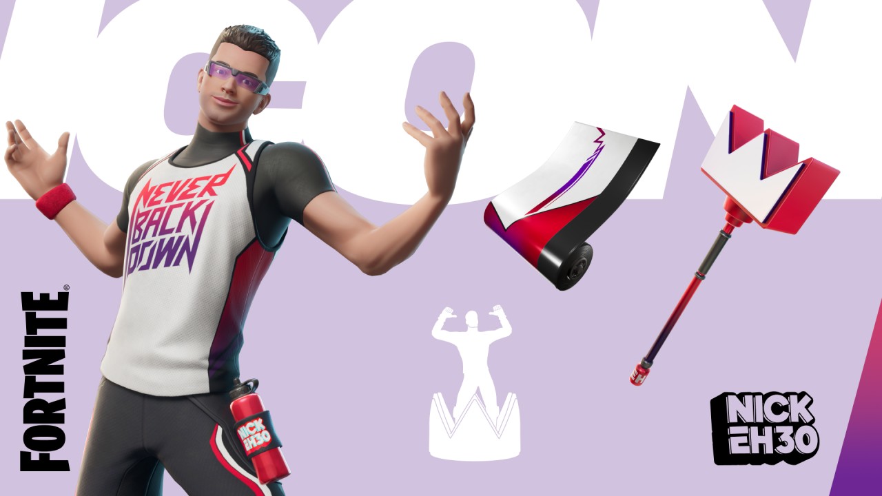 Fortnite Nick Eh 30 Icon Series Skin Cosmetics Key Art