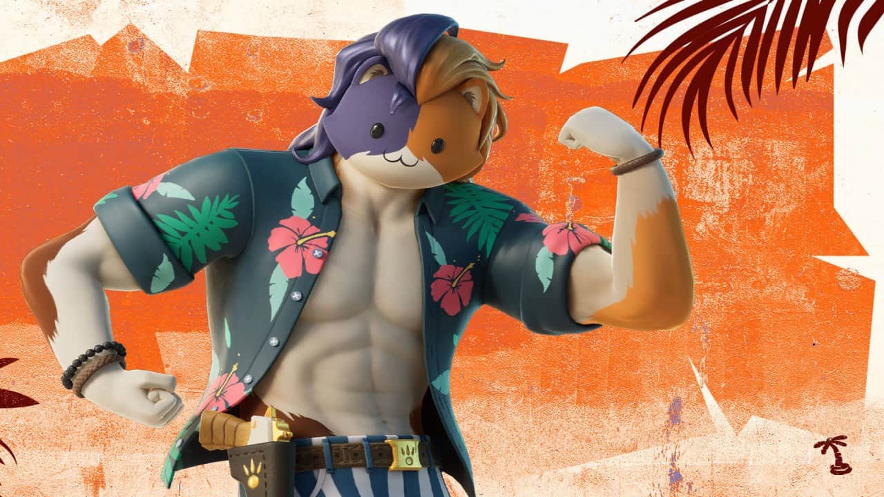 Fortnite players are swooning over the new Purradise Meowscles skin