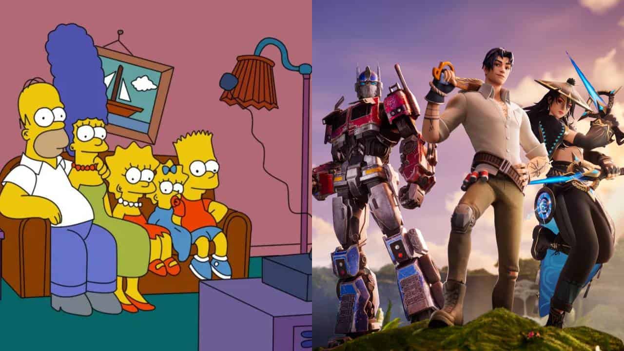 Fortnite fans hope for The Simpsons collaboration following Futurama crossover