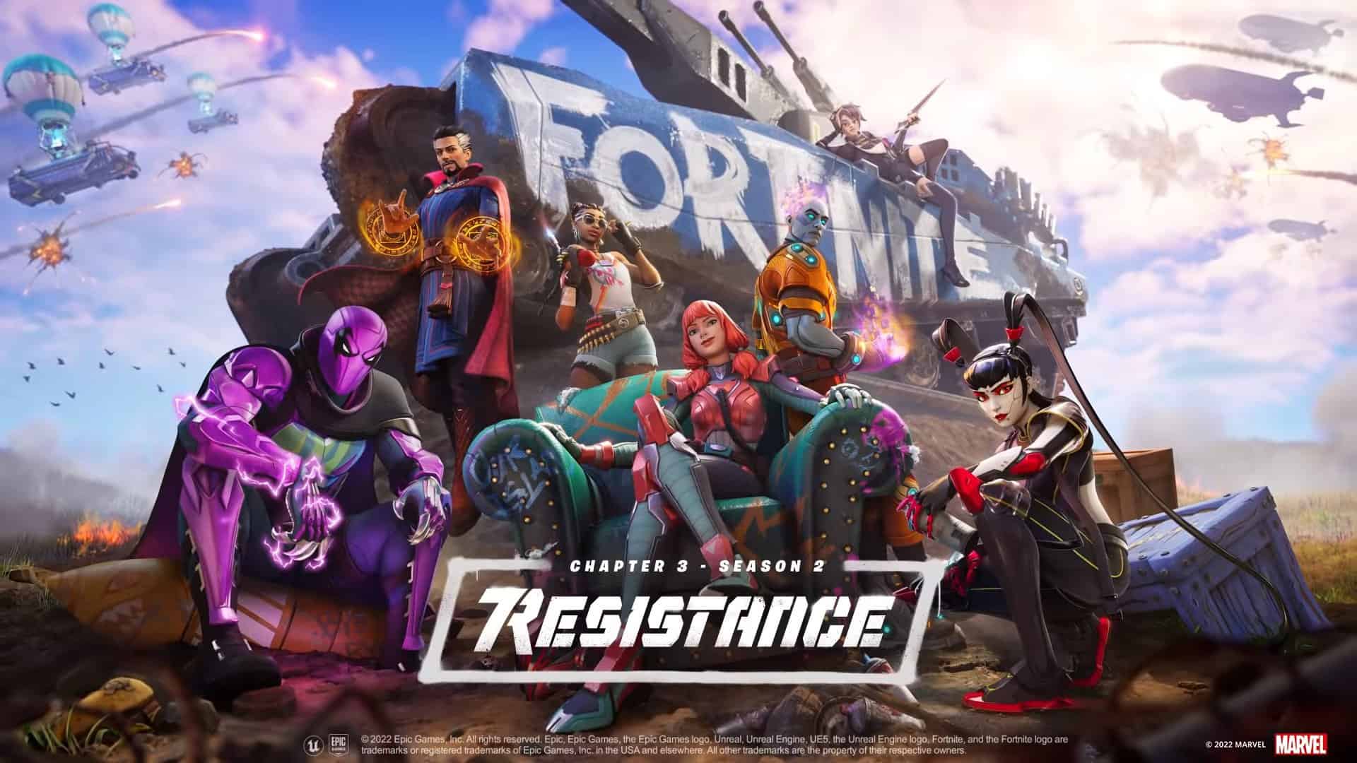 Fortnite Chapter 3 Season 2 Resistance