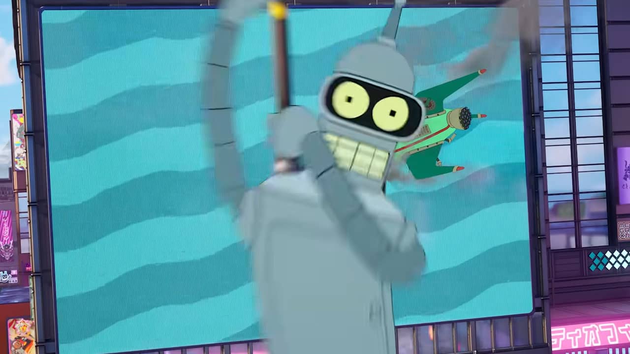 One day later, Fortnite fans are going barmy for Bender in Futurama crossover