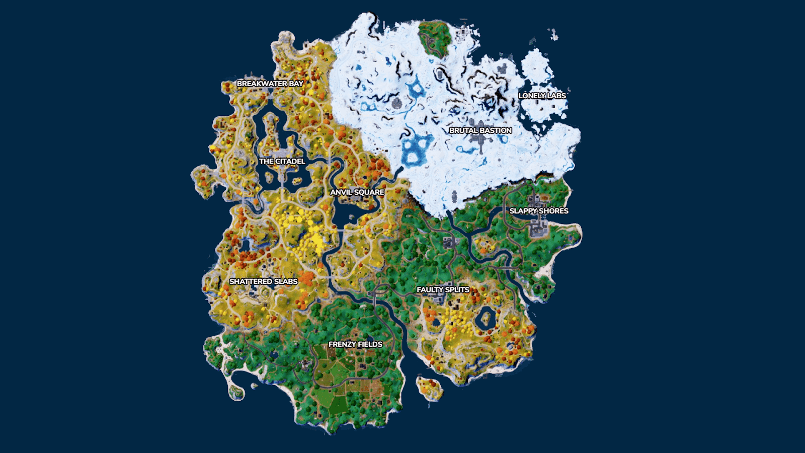 Fortnite Chapter 4 Season 1 Map: All Locations & POIs