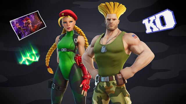 Fortnite welcomes Cammy and Guile from Street Fighter in latest crossover