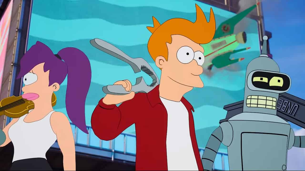 Fortnite patch notes welcome Futurama’s Fry, Leela and Bender