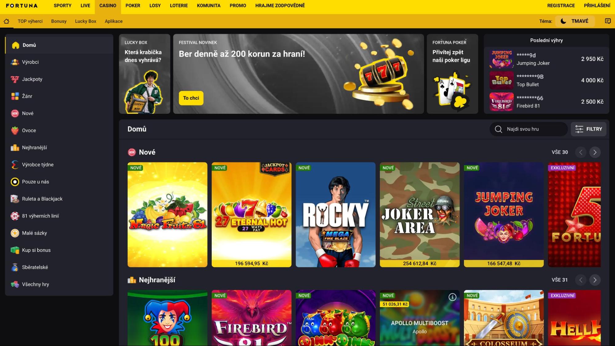 Fortuna Nejlepší online casino