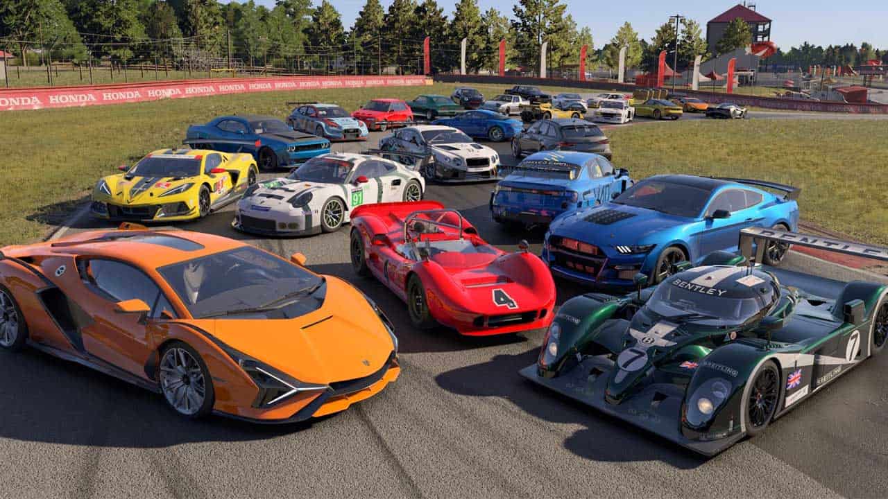 Forza Motorsport cars screenshot