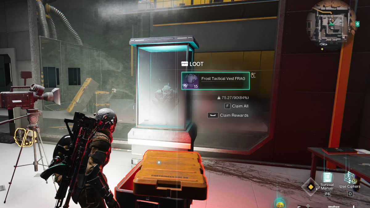 Picture of the tactical vest in Once Human.