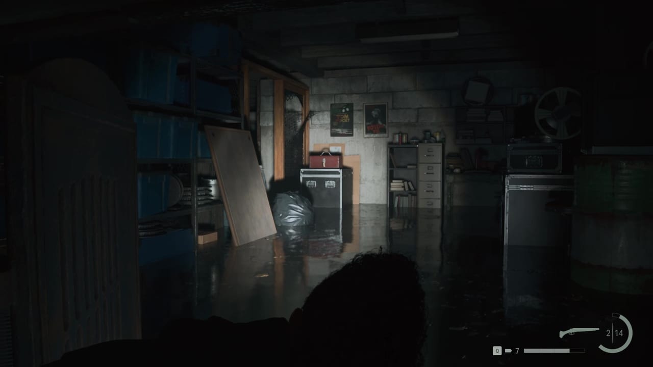 Alan Wake 2 basement fuse: toolbox containing the fuse in the nursing home basement.