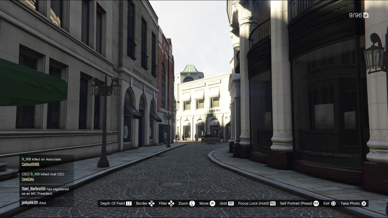 GTA Online Photograph a poodle: Rockford Hills shopping district in download Los Santos