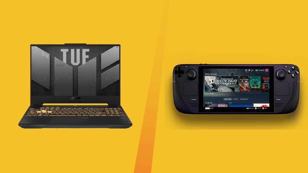 Gaming laptop vs Steam Deck – which should you go for?