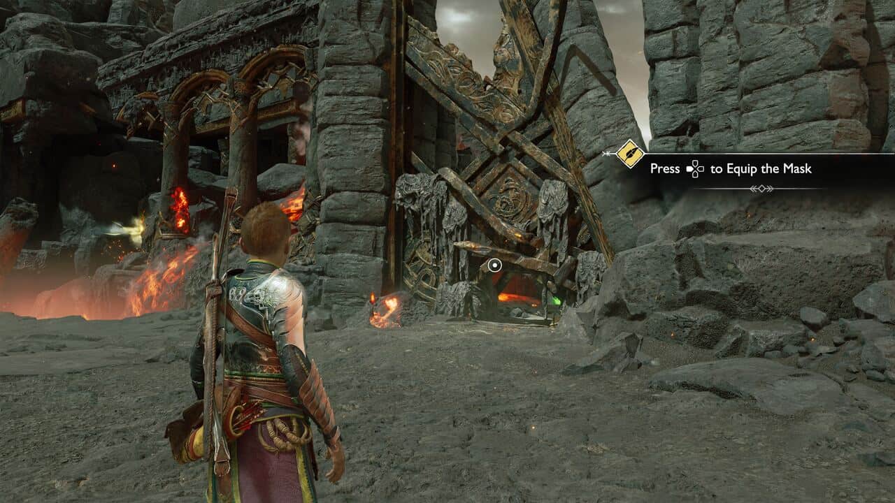 God of War Ragnarok Into the Fire