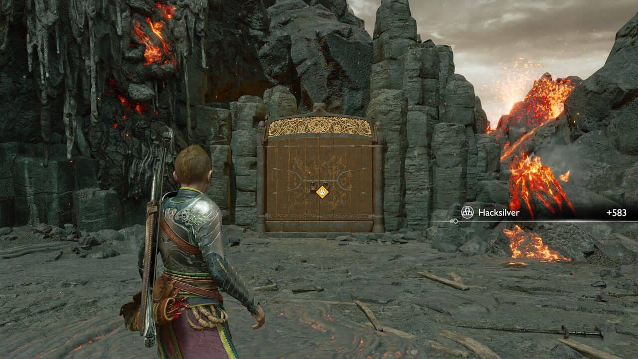 God of War Ragnarok Into the Fire
