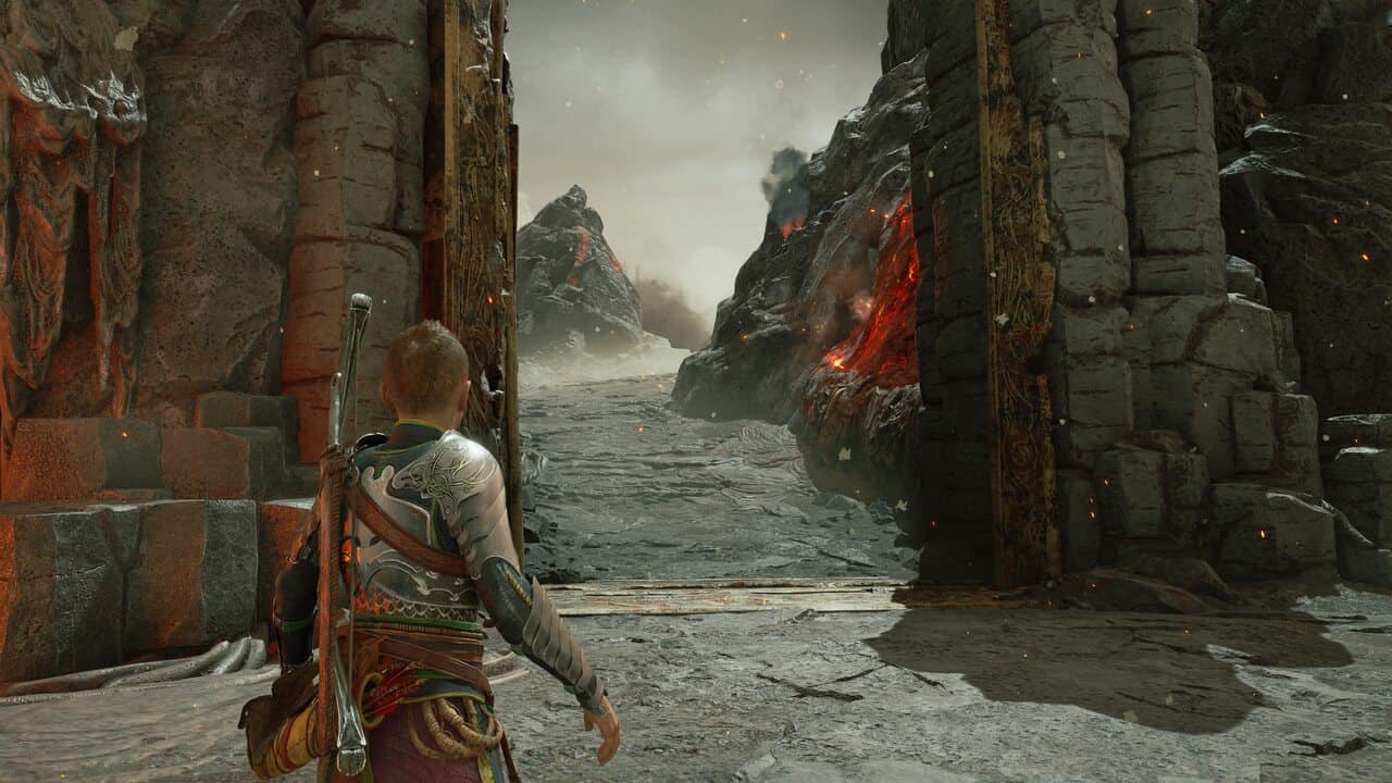 God of War Ragnarok Into the Fire