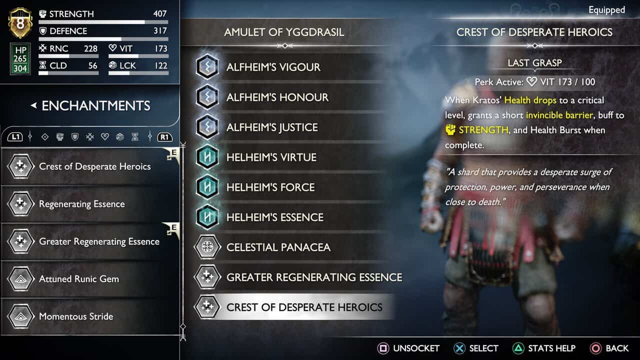 God of War Ragnarok Best Enchantments