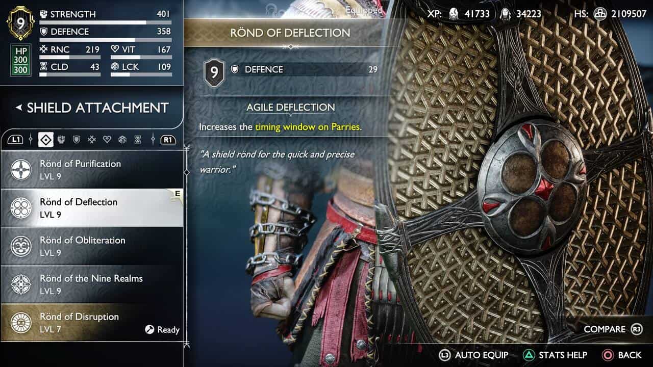 God of War Ragnarok Best Shield Attachment