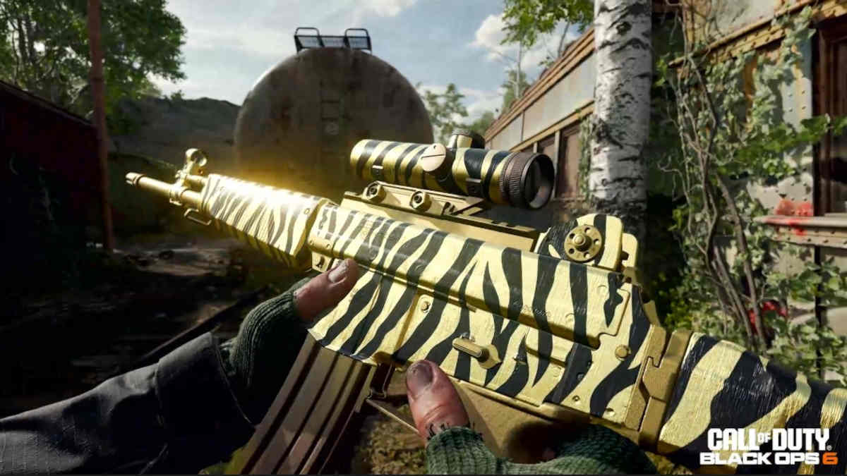 Gold Tiger mastery camo from Black Ops 6.