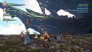 the party after winning a battle in Granblue Fantasy Relink