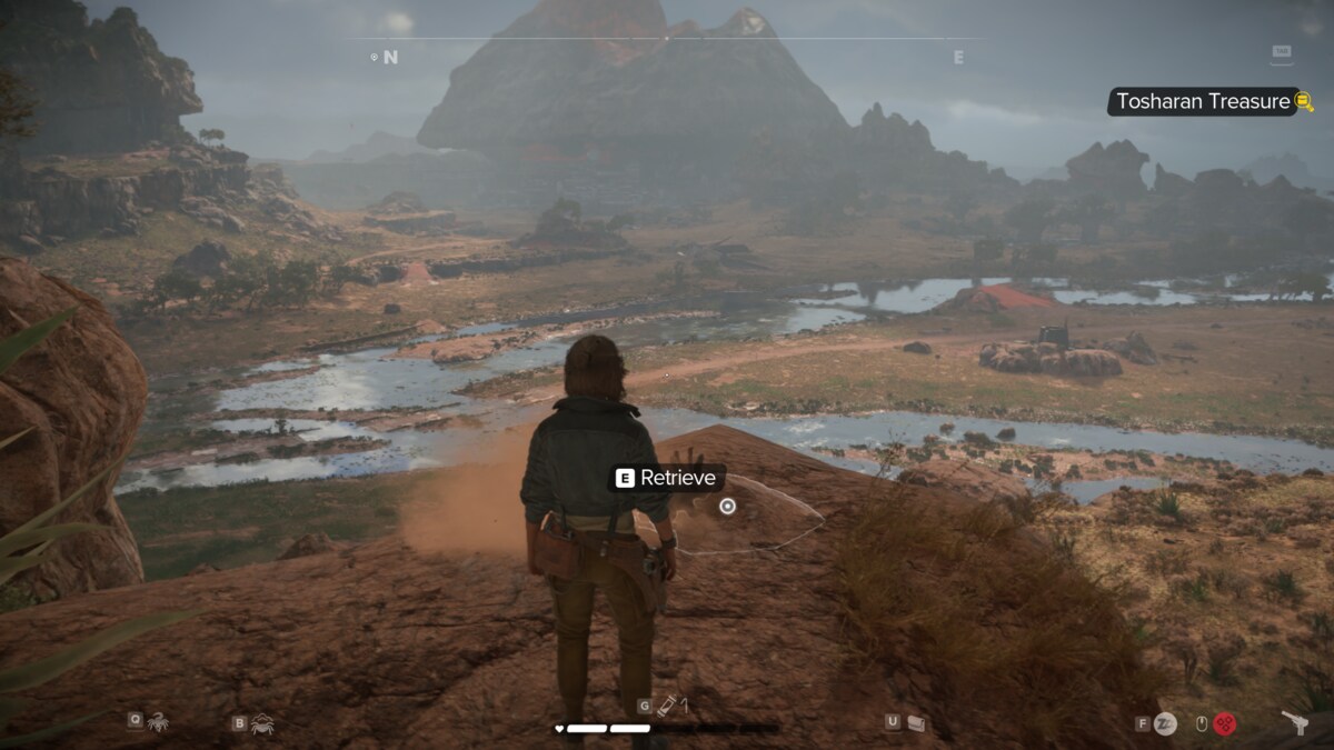 Star Wars Outlaws Nix Treasures: Kay exploring Toshara.