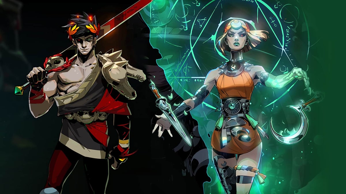 Zagreus from the first Hades and Melenoë from Hades 2 shown together, highlighting their contrasting roles