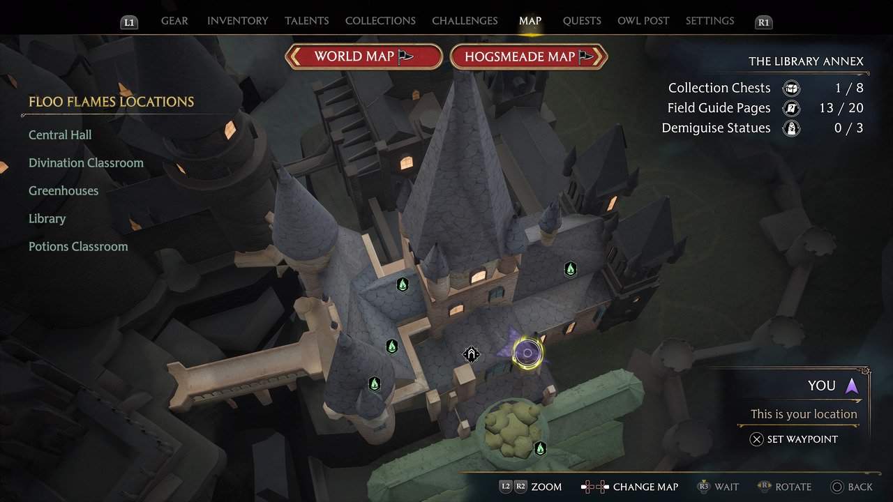 Hogwarts Legacy - Hogwarts Demiguise Statue Locations