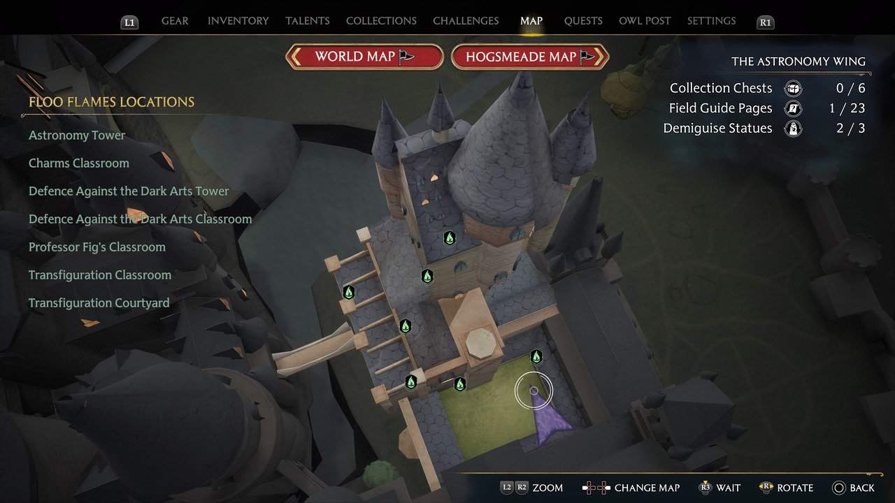 Hogwarts Legacy - Hogwarts Demiguise Statue Locations