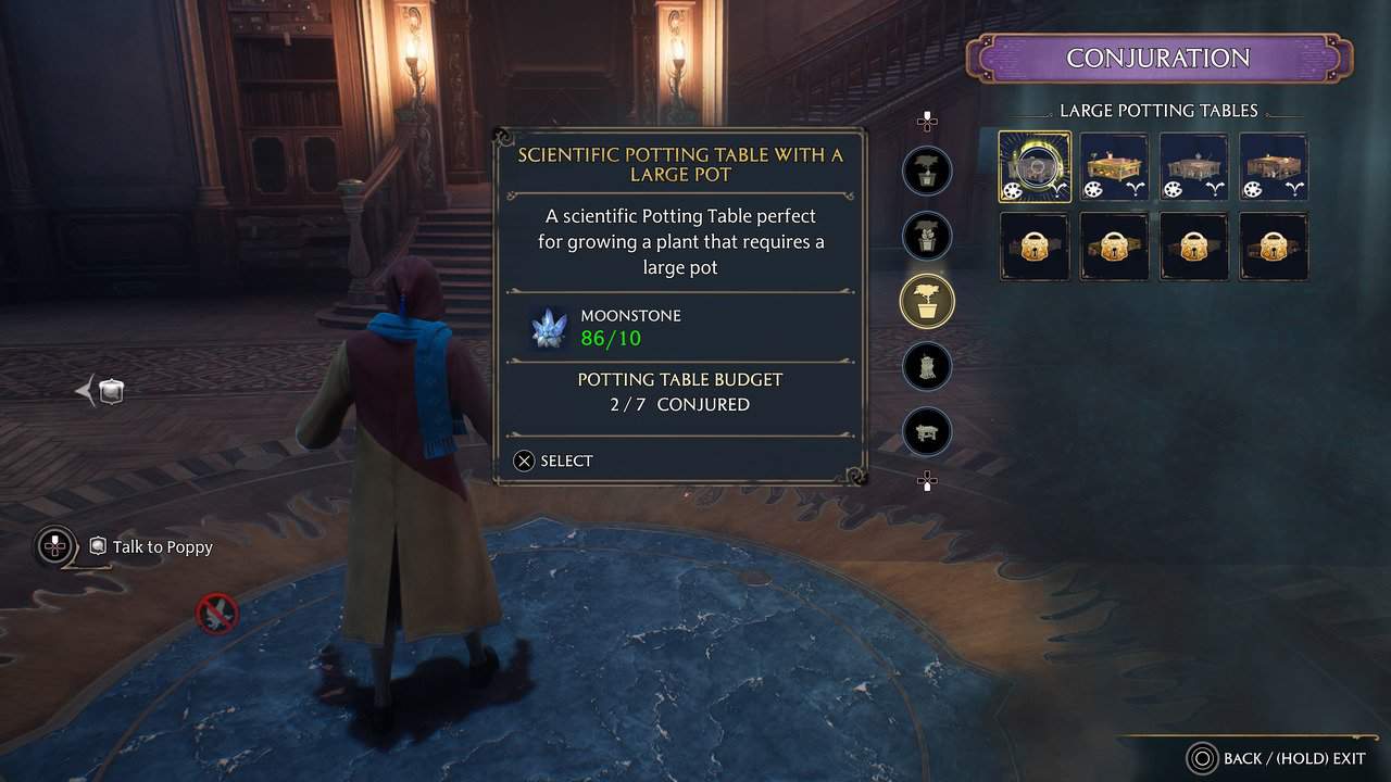 Hogwarts Legacy Conjuring Large Potting Table