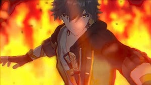 Is Honkai Star Rail open world? - Honkai Star Rail character surrounded by flames.