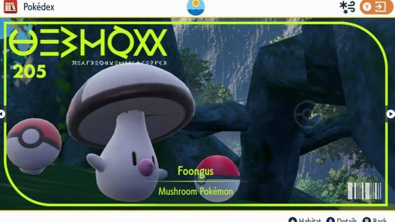 How To Evolve Foongus Into Amoonguss In Pokemon Scarlet and Violet